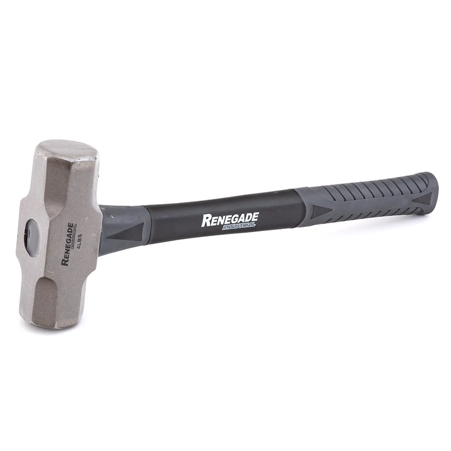 Renegade Industrial 1.8Kg (4Lb) Fibreglass Handle Mini Sledge Hammer - RISH4FG 2 Renegade Industrial 1.8Kg (4Lb) Fibreglass Handle Mini Sledge Hammer - RISH4FG - Image 2