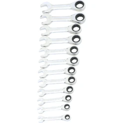 Renegade Industrial 12 Piece Metric Stubby Ratchet Spanner Set - RISR12PM -Hand Tool Shop risr12pm 15 62089.1697456705