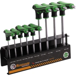 Renegade Industrial 9 Piece Torx T-Handle Key Set With Stand / Holder - RITHT9P