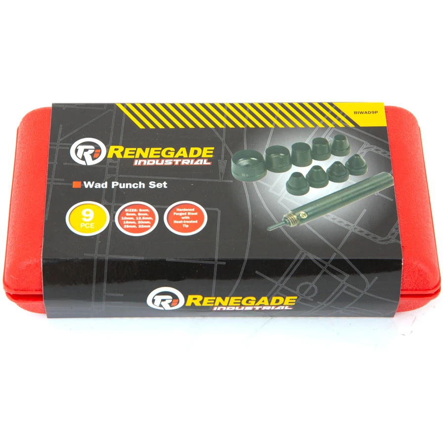 Renegade Industrial 9 Piece 6-32mm Wad Punch Set - RIWAD9P 3 Renegade Industrial 9 Piece 6-32mm Wad Punch Set - RIWAD9P - Image 3