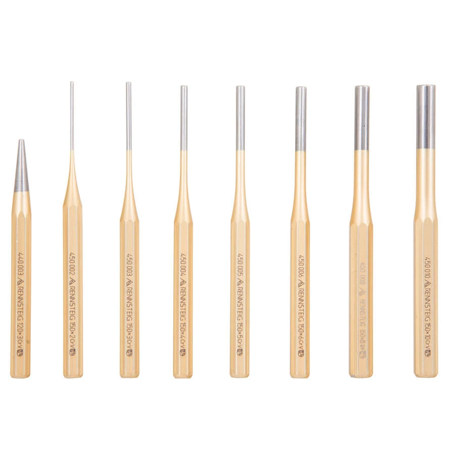 Rennsteig 8 Piece Pin Taper Punch Set - RTP8 1 Rennsteig 8 Piece Pin Taper Punch Set - RTP8