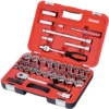 Sidchrome 61 Piece 1/2" Drive Metric/AF Socket Set - SCMT10801