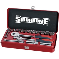 Sidchrome 1/2" Drive 20 Piece Socket Set Metric - SCMT14208