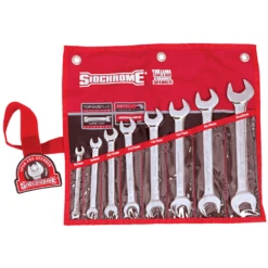 Sidchrome 8 Piece Open End Metric Spanner Set - SCMT20211