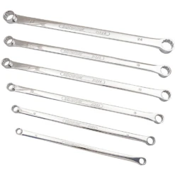 Sidchrome 6 Piece Flat Ring Spanner Metric Set - SCMT21202