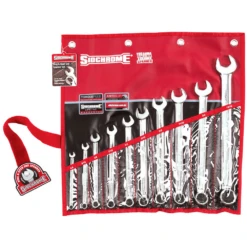 Sidchrome 10 Piece Ring & Open End Imperial Spanner Set - SCMT22408