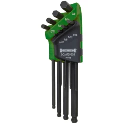 Sidchrome 8 Piece Long Ball End Imperial Hex Key Set - SCMT29505