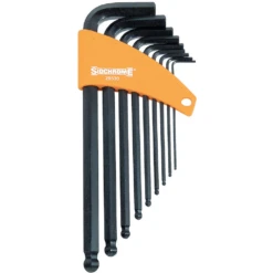 Sidchrome 9 Piece Ball End Long Metric Hex Key Set - SCMT29530