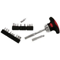Sidchrome 21 Piece T Handle Ratcheting Screwdriver Set - SCMT29570