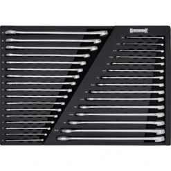 Sidchrome 32 Piece Metric/AF 440 PRO Spanner Set In Black Foam Tray - SCMT46378BKR