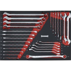 Sidchrome 26 Piece AF Spanner Set In Foam Tray - SCMT46385R