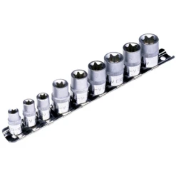 Sidchrome 9 Piece Torx Socket Set - SCMT70288