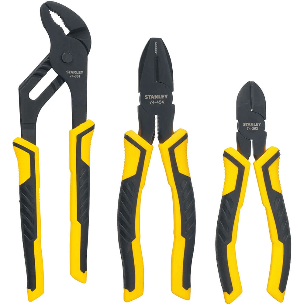 Stanley 3 Piece Dynagrip Pliers Set - STHT0-74471 1 Stanley 3 Piece Dynagrip Pliers Set - STHT0-74471