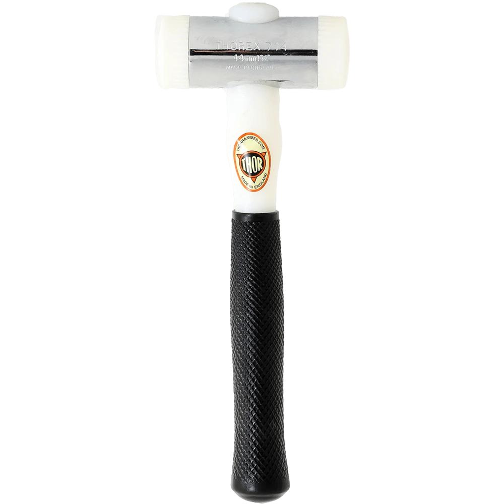 Thorex 850g (2Lb) 44mm Face Nylon Hammer - TH714 1 Thorex 850g (2Lb) 44mm Face Nylon Hammer - TH714