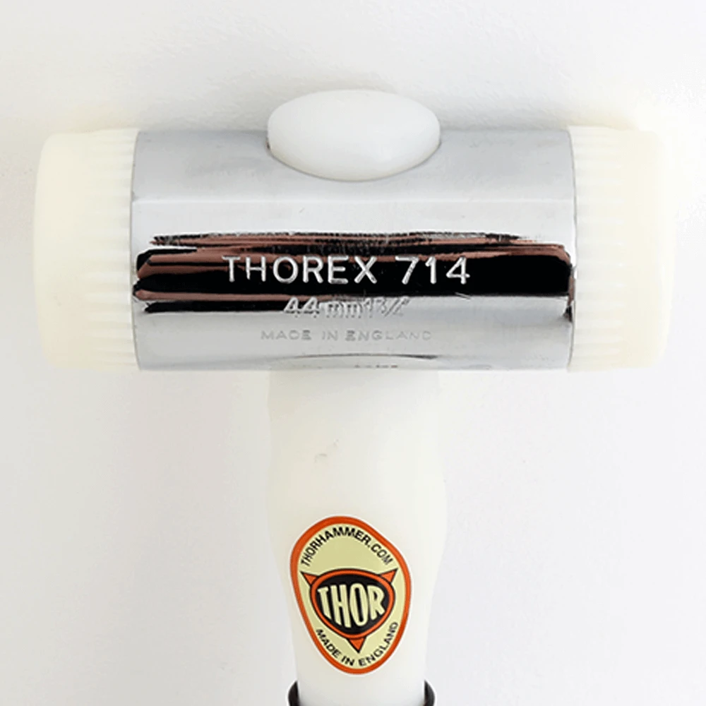 Thorex 850g (2Lb) 44mm Face Nylon Hammer - TH714 2 Thorex 850g (2Lb) 44mm Face Nylon Hammer - TH714 - Image 2