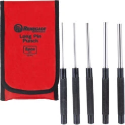 Renegade Industrial 5 Piece Long Pin Punch Set In Pouch - RILPPS