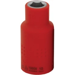 Wattmaster 10mm X 1/2" Drive 1000V Insulated Socket - WATVDE12-410