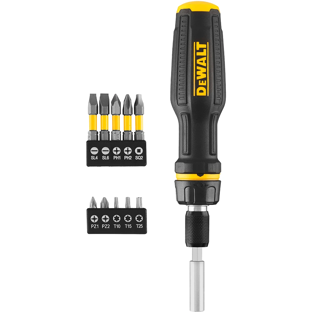 DeWALT 10 Piece MAX FIT Ratchet Screwdriver Set - DWHT68001-0 2 DeWALT 10 Piece MAX FIT Ratchet Screwdriver Set - DWHT68001-0 - Image 2