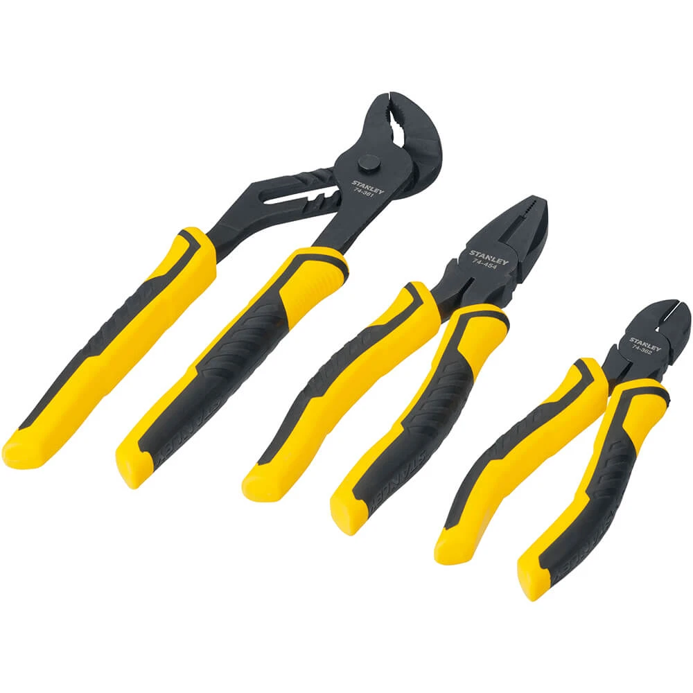 Stanley 3 Piece Dynagrip Pliers Set - STHT0-74471 5 Stanley 3 Piece Dynagrip Pliers Set - STHT0-74471 - Image 5