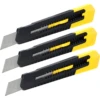 Stanley 18mm QUICKPOINT Snap Off Blade Knife - 3 Pack - STHT10151-2