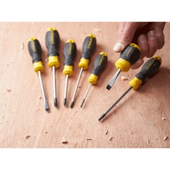 Stanley 6.5mm X 45mm Cushion Grip Flared Stubby Screwdriver - STHT16147-0 -Hand Tool Shop web large stht16147 0 a6 75551.1697458429