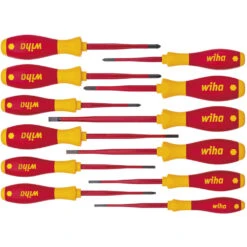 Wiha 12 Piece Insulated SlimFix Screwdriver Set - WIHA41003